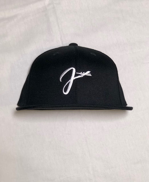 Signature Logo Fitted Hat (Black)