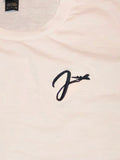 Signature Logo Curved Tee (White)