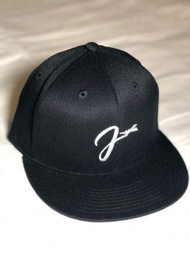 Signature Logo Fitted Hat (Black)