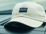 Woven Label Dad Hat (Stone)